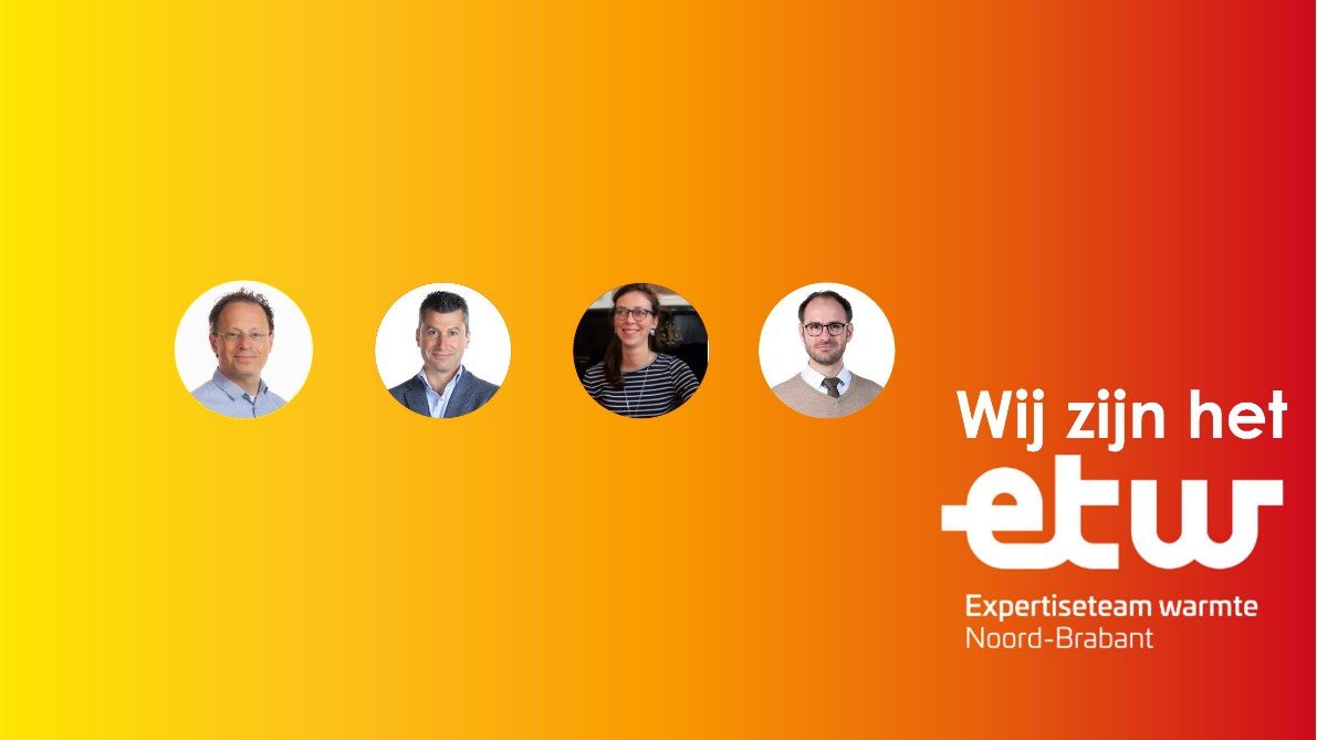 Logo ETW expertiseteam warmte Noord-Brabant met vier personen wij zijn het ETW